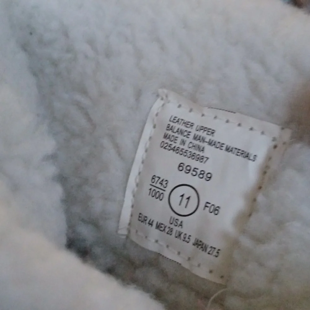 Route 66 Tan and White Winter Rain Boots with Plush Lining, Sz 11, Like New